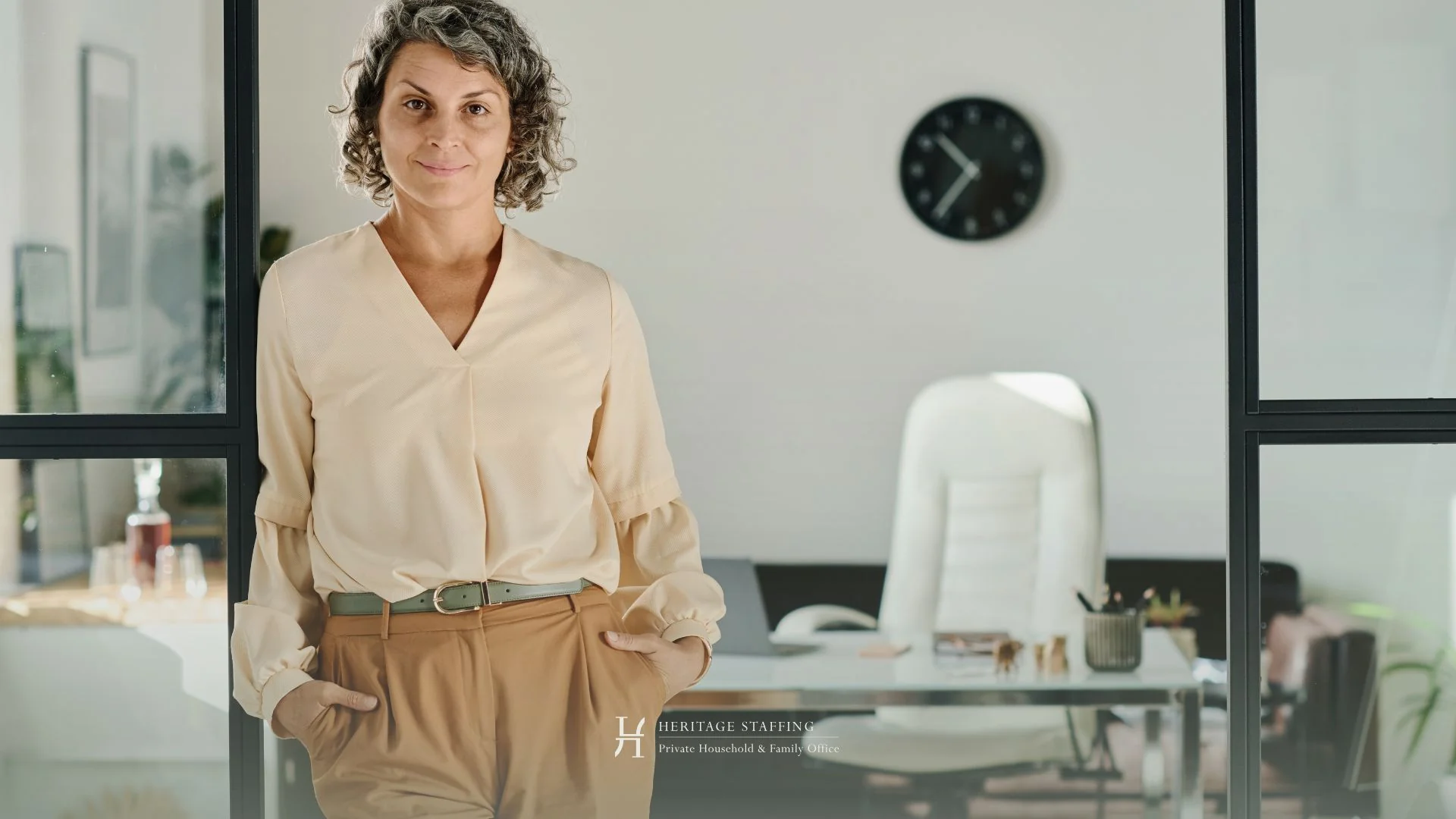 Senior professional in a private office illustrating the chief of staff vs PA shift.